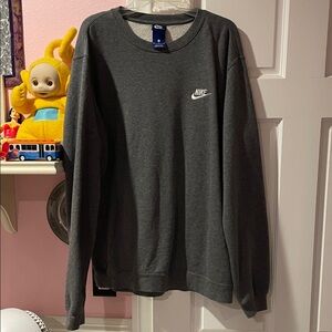 Nike Dark Gray Crewneck Sweatshirt